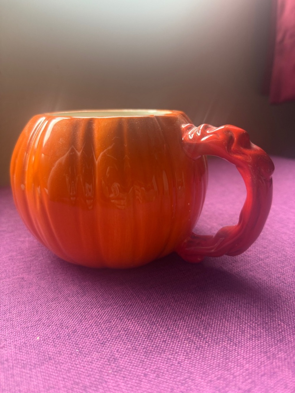 Trick r Treat Sam Pumpkin Mug Festive Halloween Home Accent - Picture 2 of 3